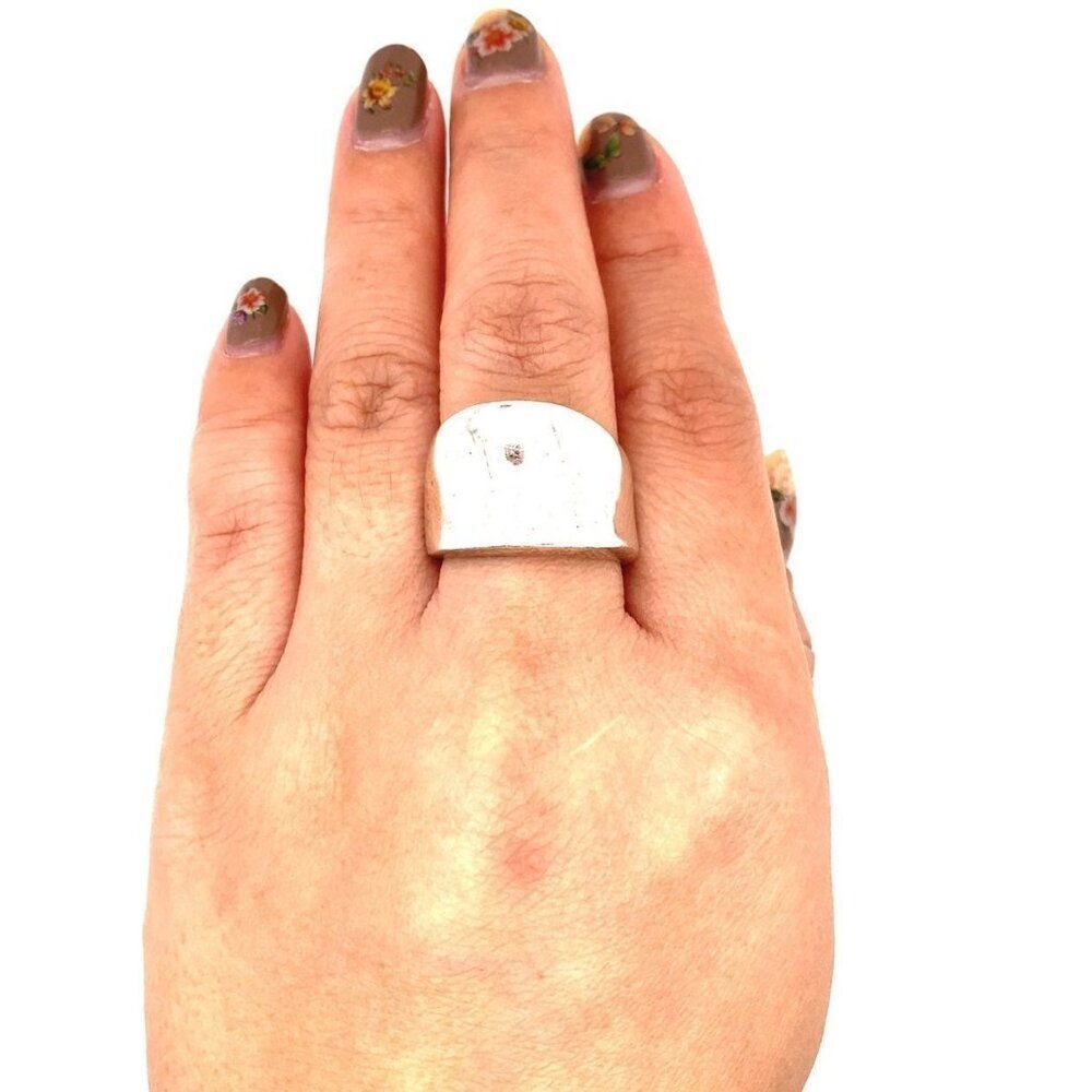 Heavy Silver Ring - Picture 7 of 8